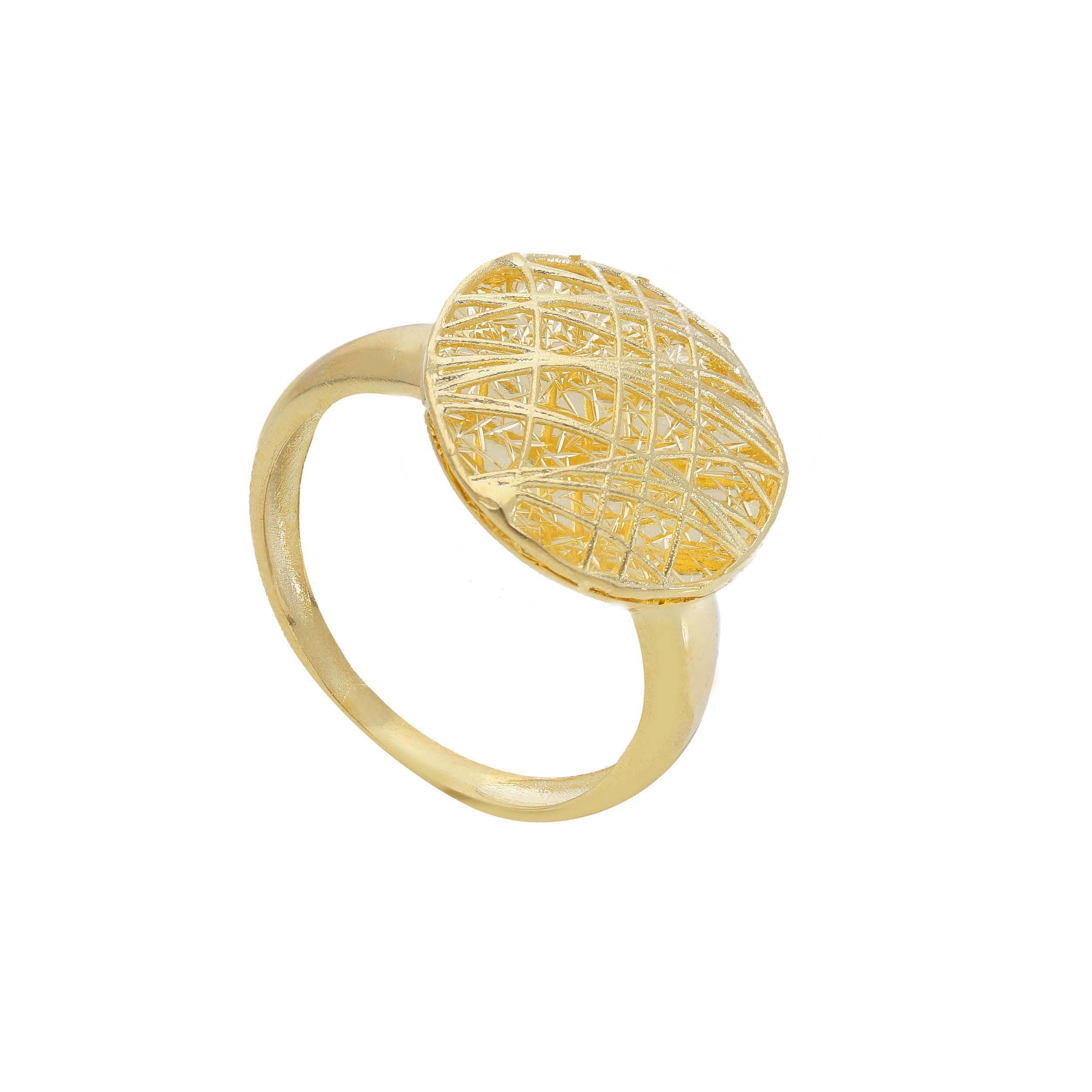 Yellow gold ring k14  (code S279674)