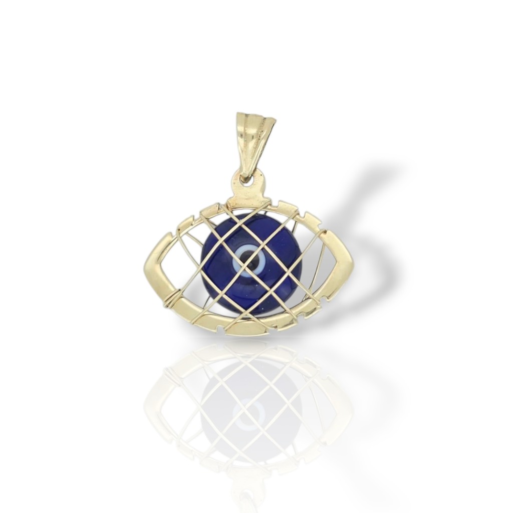 Χρυσό Μενταγιόν Μάτι 14 Καρατίων (code Μ2791)