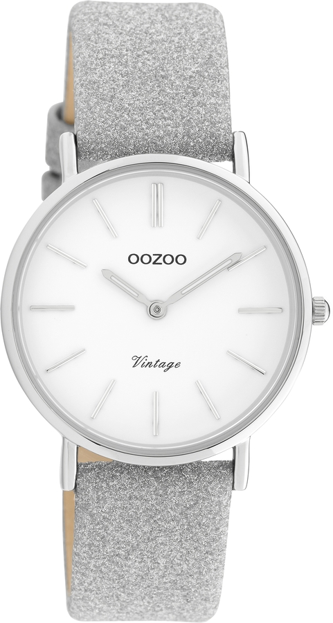 OOZOO Vintage Silver Lesther Strap C20155