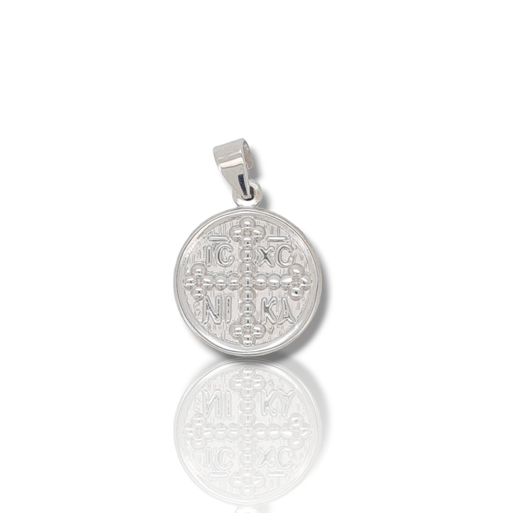 Wthite gold k9 amulet (code AG2578)
