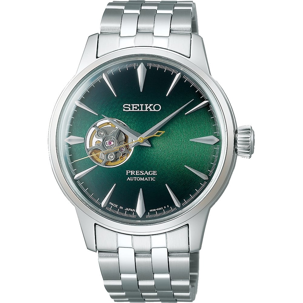 SEIKO Presage Automatic Silver Stainless Steel Bracelet SSA441J1