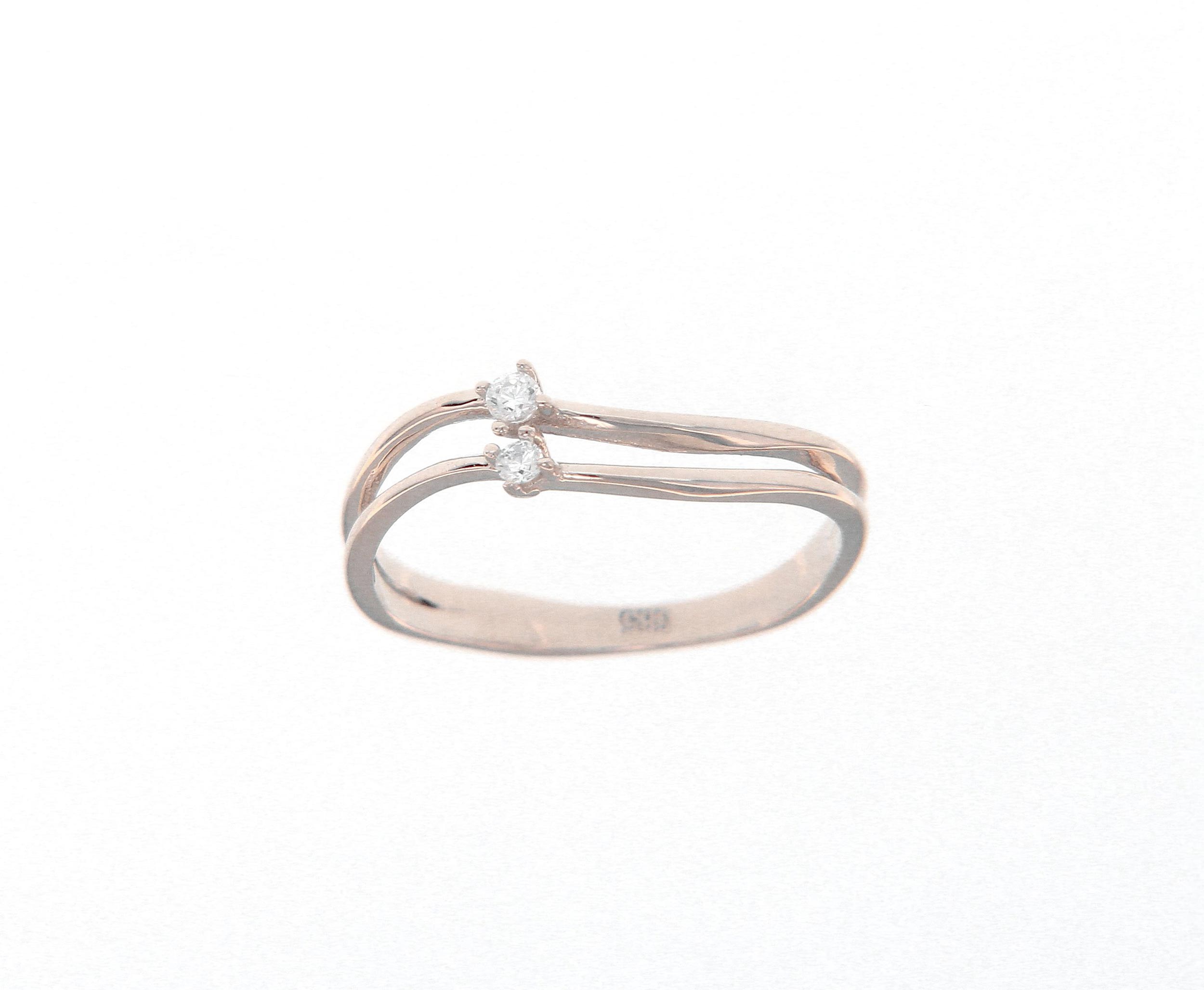 White gold ring k14 (code S236959)