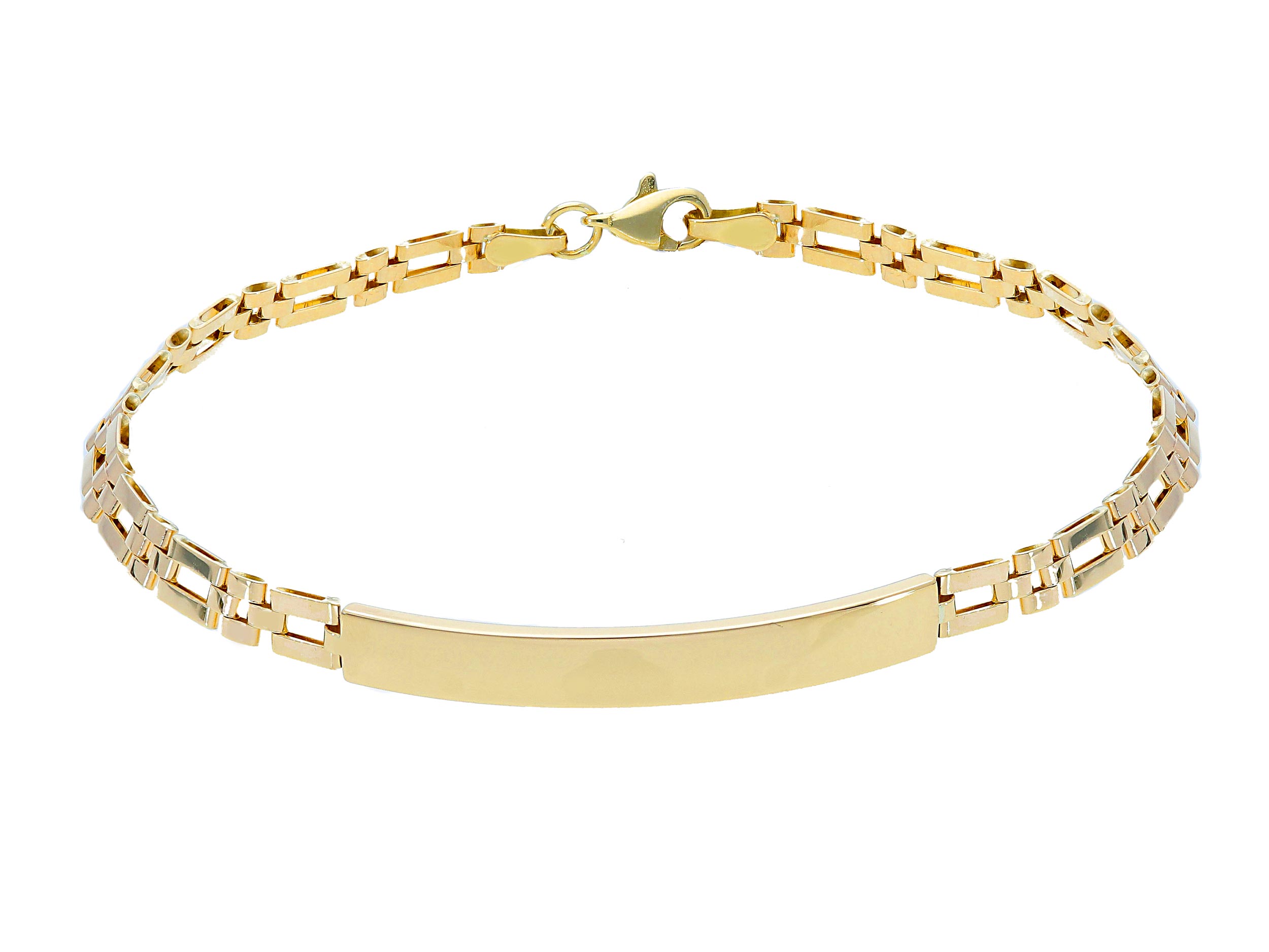 Bracciale in oro giallo e oro bianco k9 (code S248608)