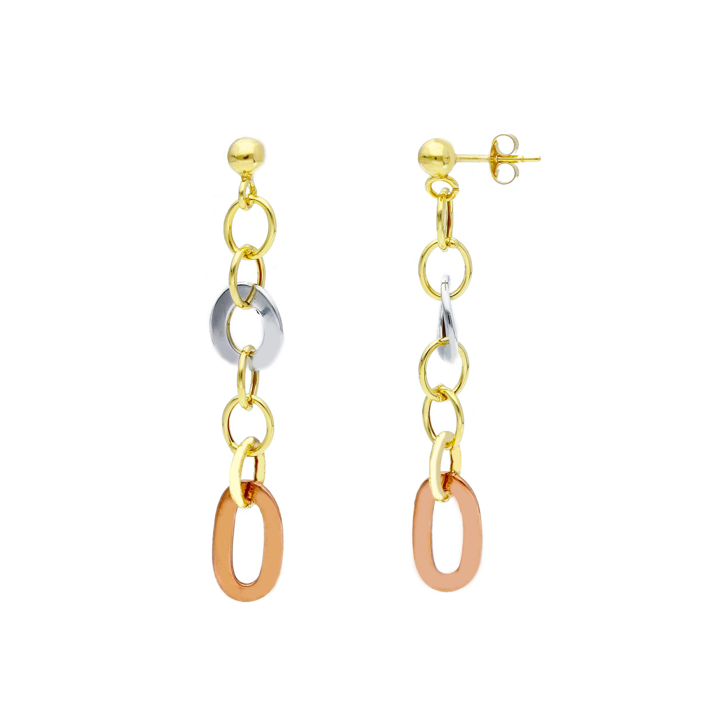 Orecchini in oro Giallo k9 (code S178002)