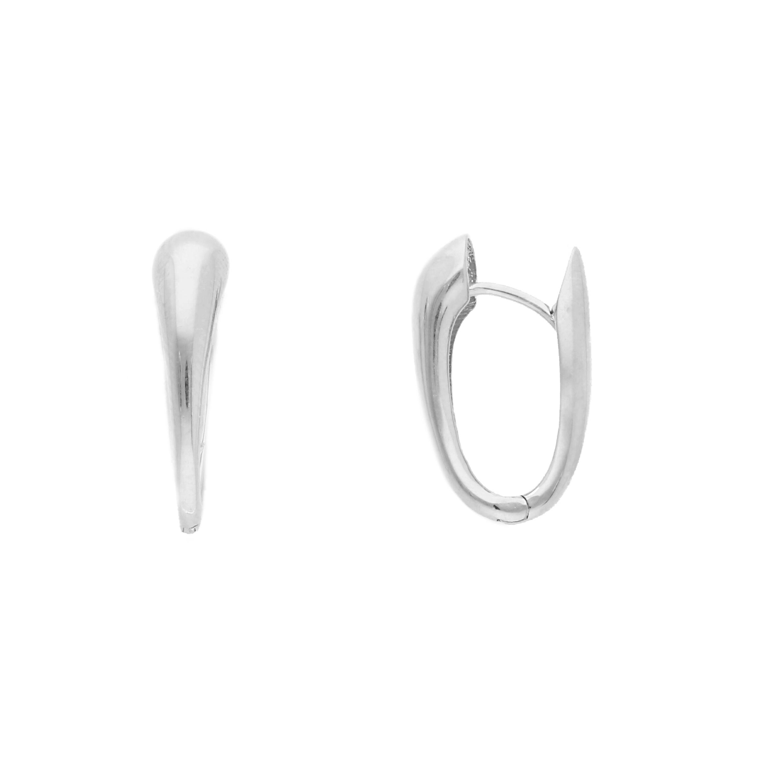 Orecchini in oro bianco k14 (code S225036)
