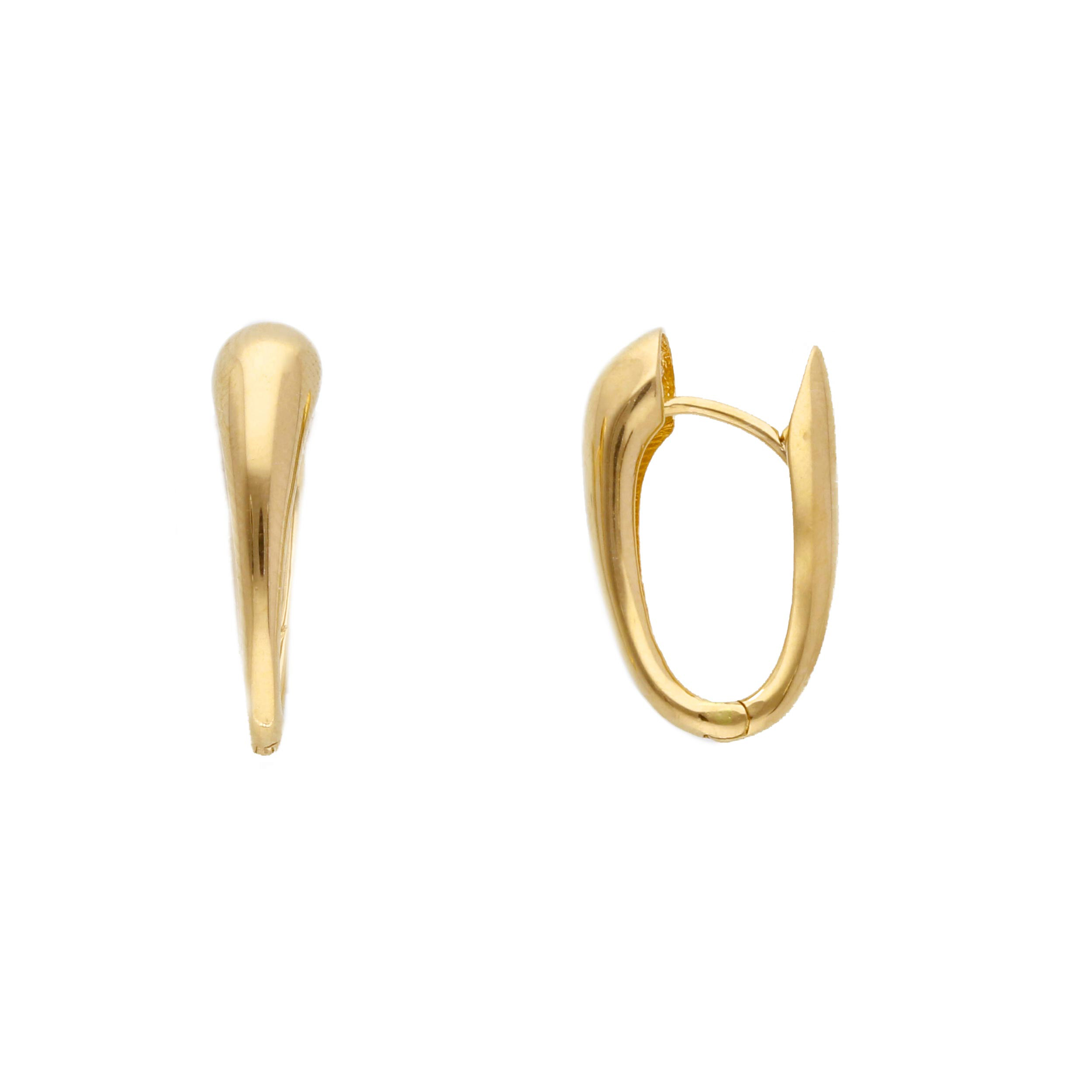 Orecchini in oro gialla k14 (code S225676)