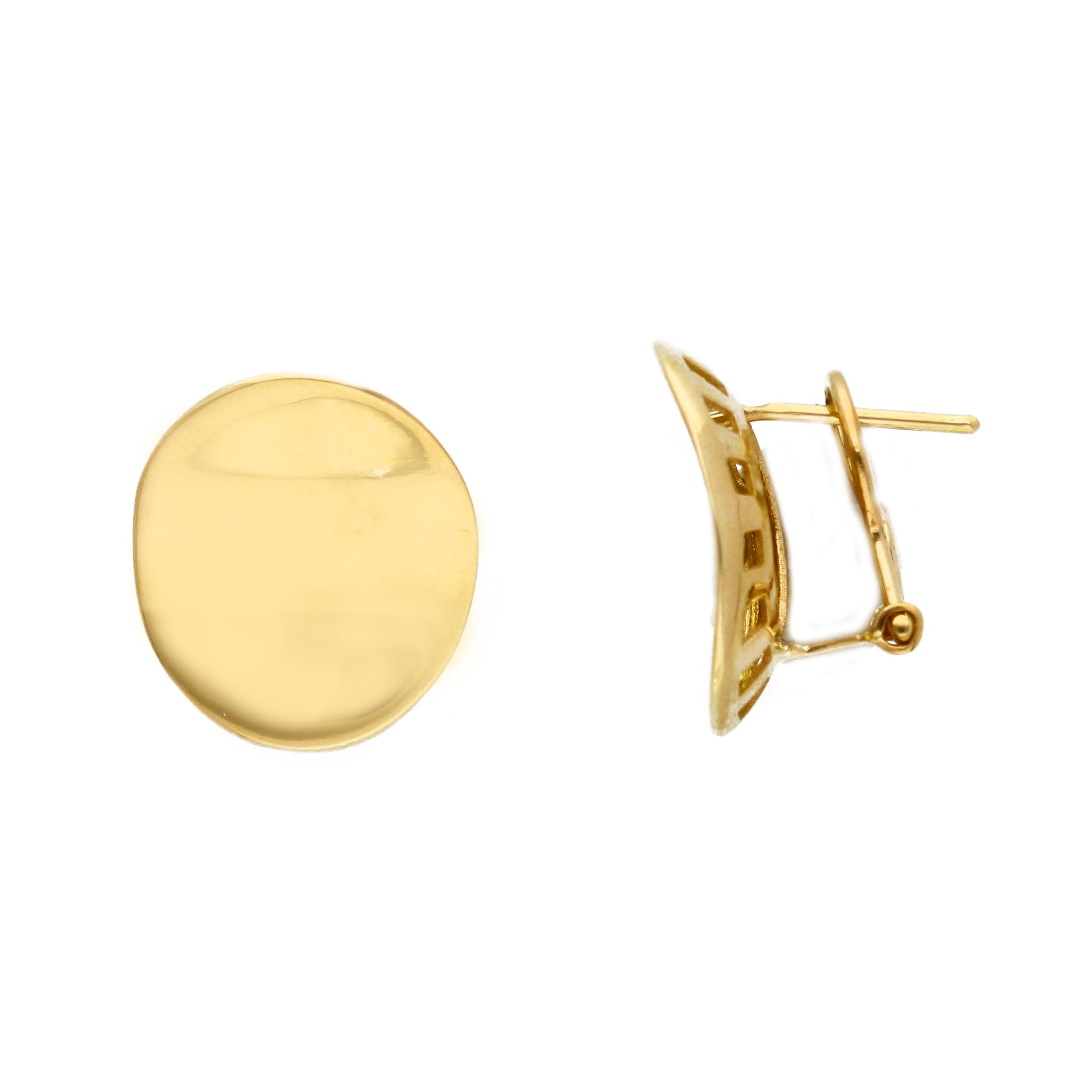 Golden earrings 14k (code S240930)