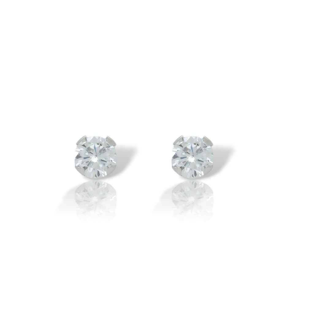 White Gold earrings 14k (code AG2938)