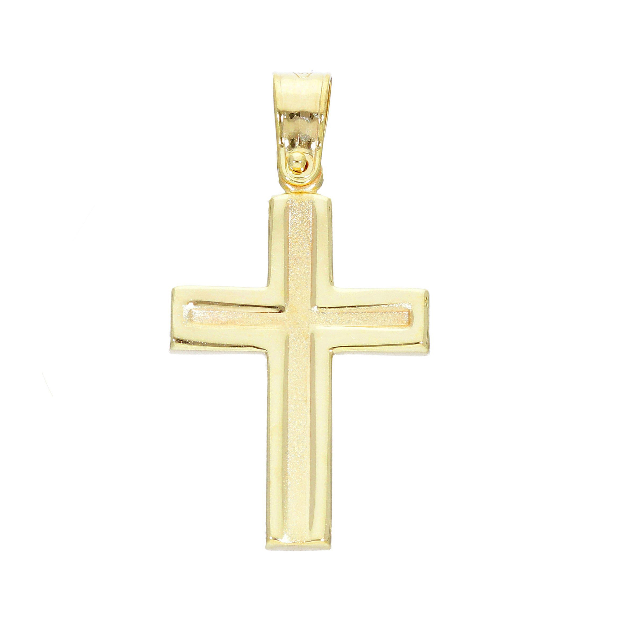 Croce in oro giallo  (code S242808)