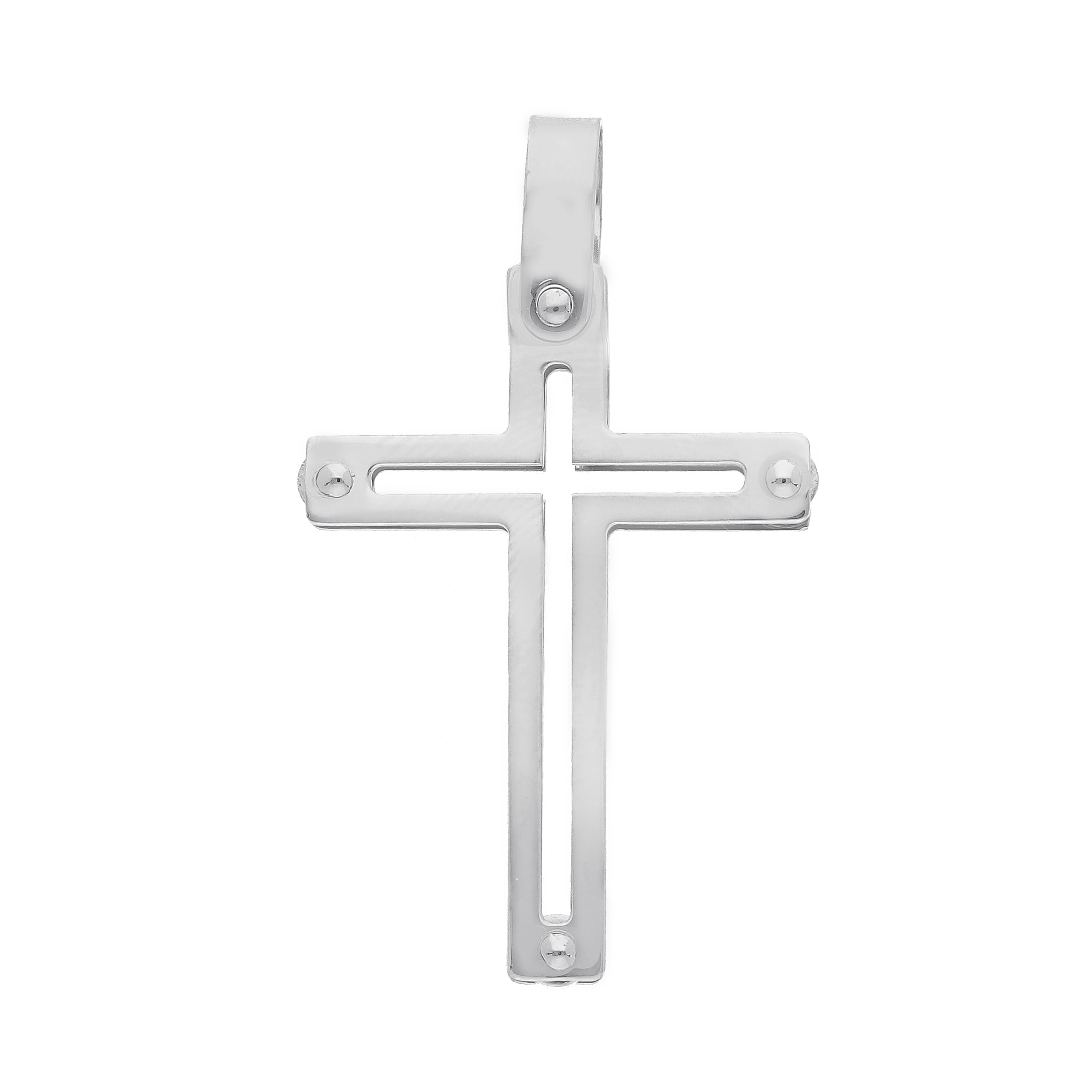 White gold cross k18 (code S277972)