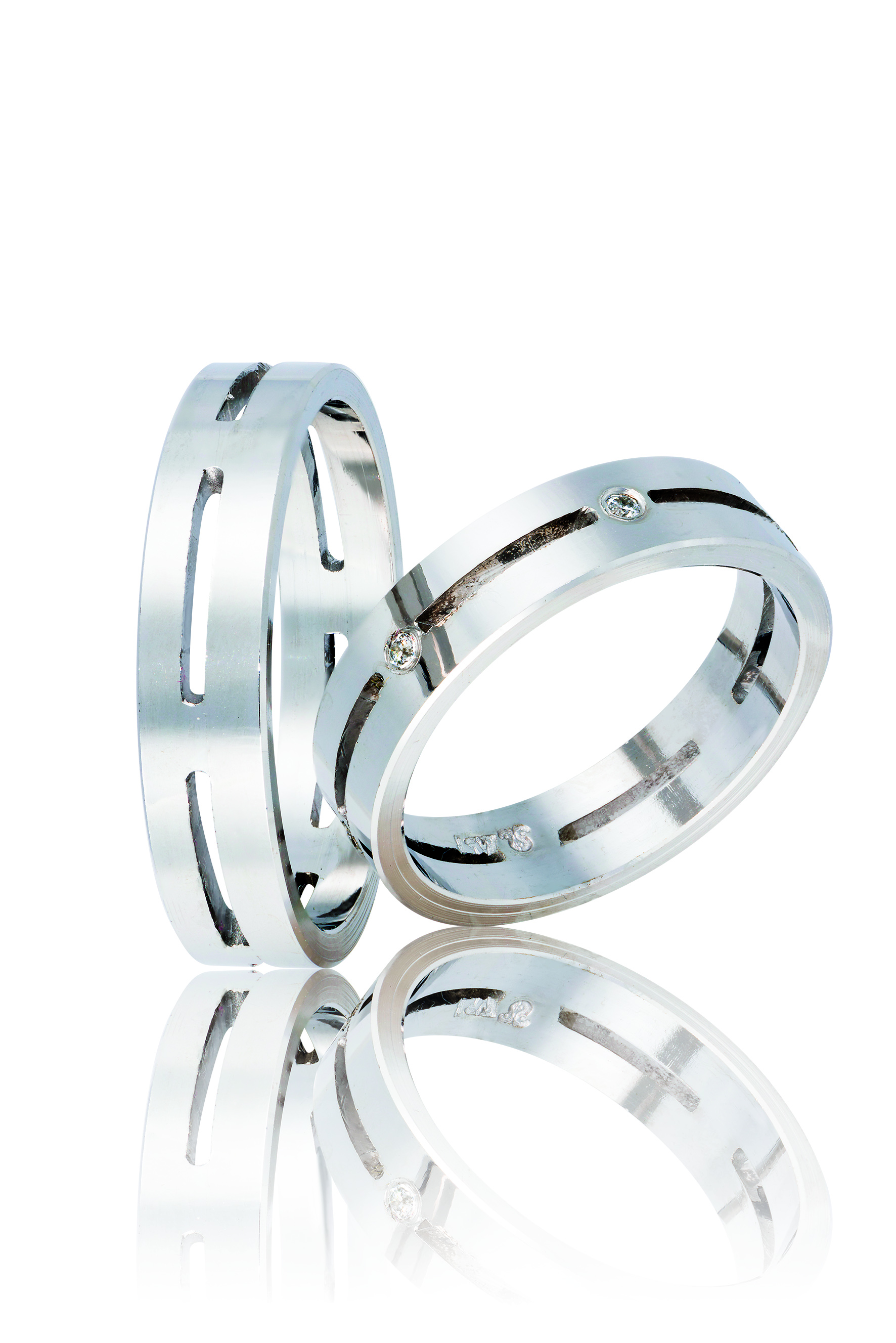 Fedi Nuziali in oro Bianco 5.0mm