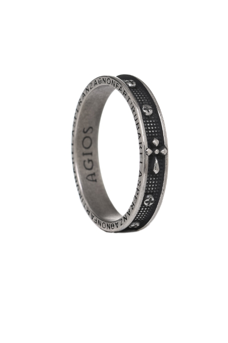Anello NON FARTI RUBARE LA SPERANZA Inciso (AGI133/A)