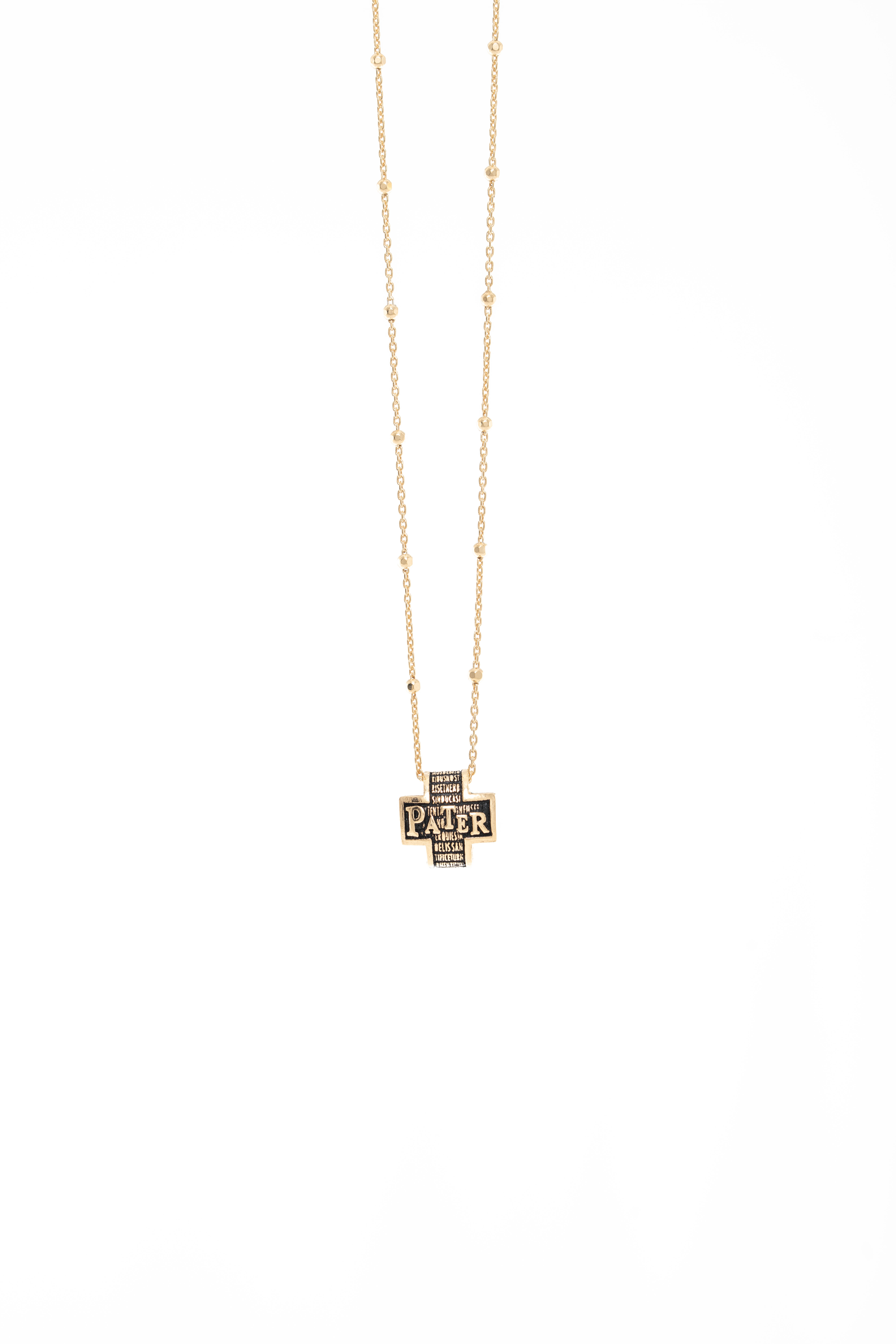 Collana PRECEM PATER in argento 925°   (AGI 111_C-O)