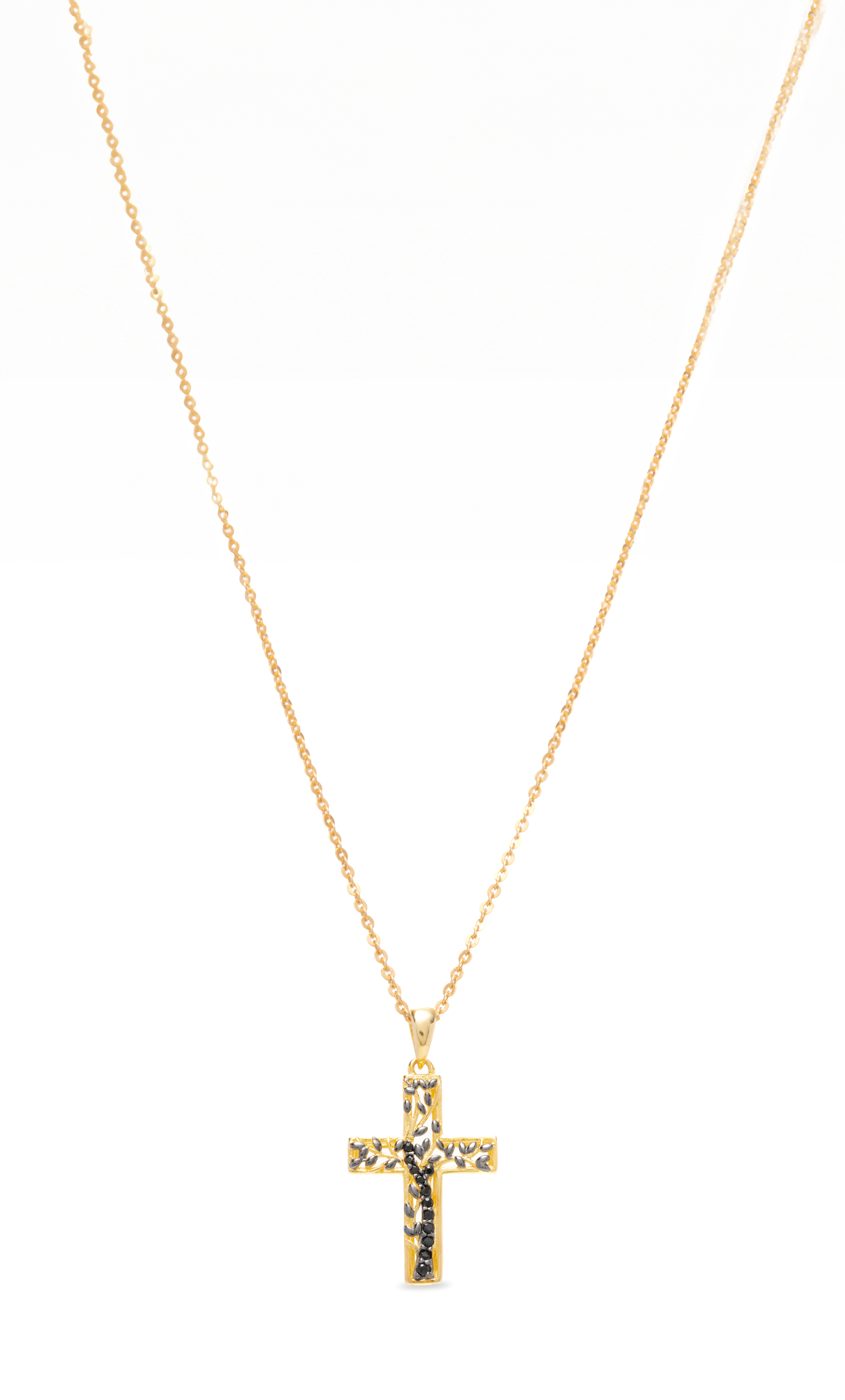 Icona Gold plated silver 925º Cross (code AGI360/C-Ο)