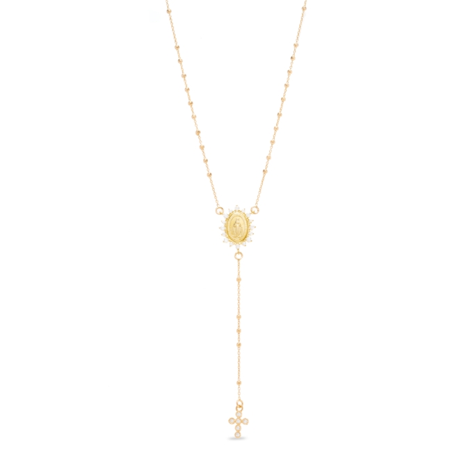 Gold plated silver ICONA Rosary  (AGI 356/C-O)