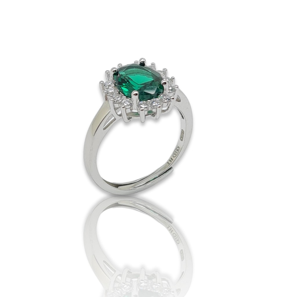Anello KATE in argento 925° rodiato (code FC001936)