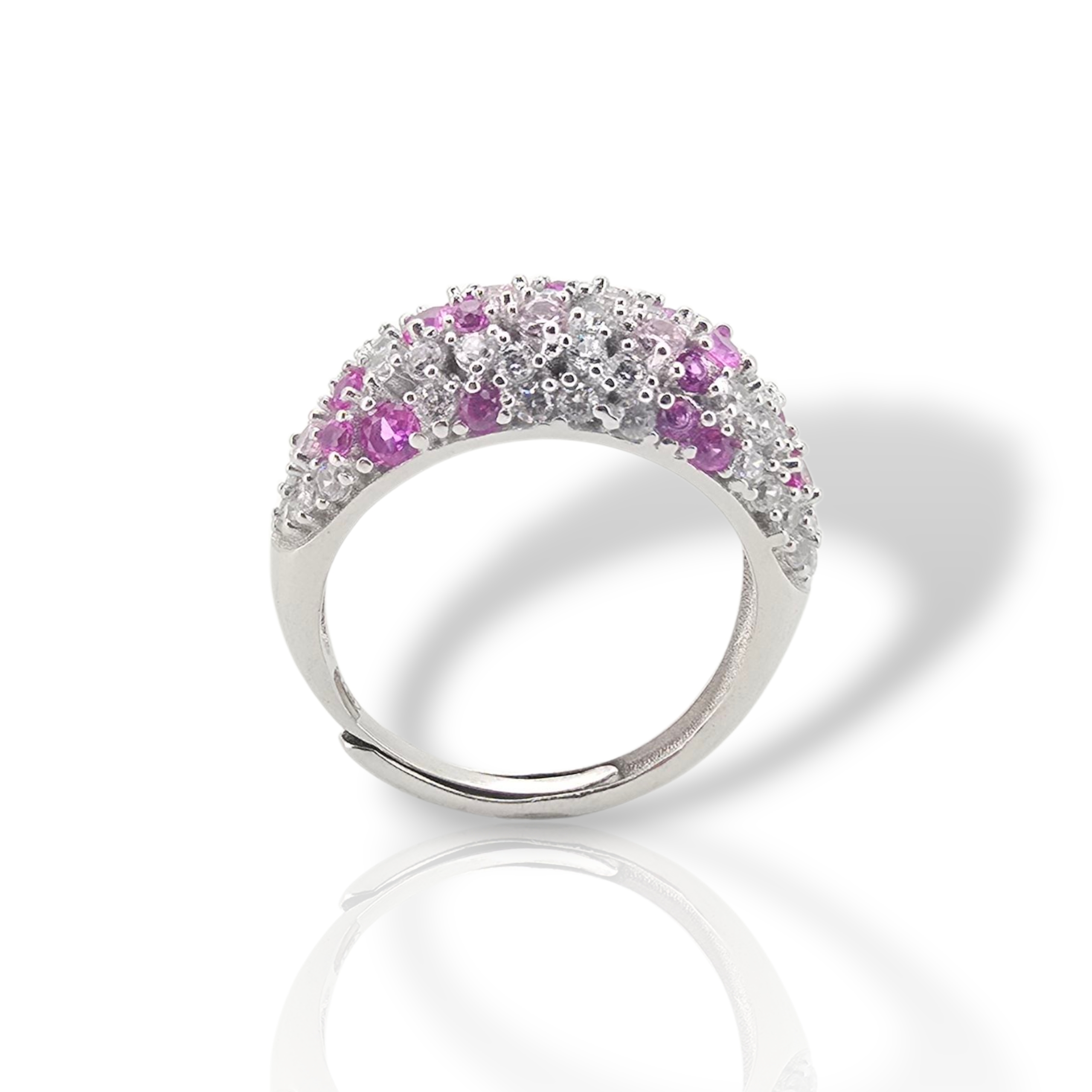 Ασημένιο δαχτυλίδι 925° επιπλατινωμένο (code FCM002810)