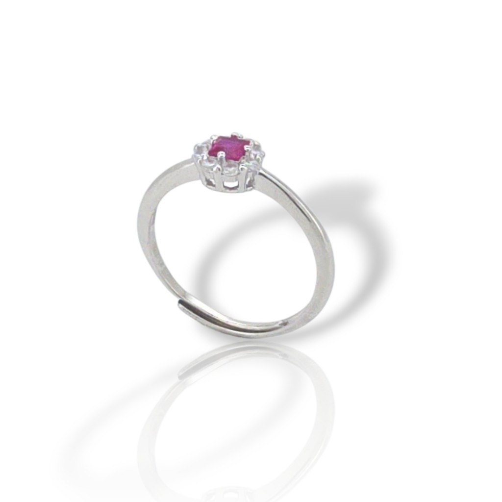 Platinum plated silver  925°  ring (code FC006857)