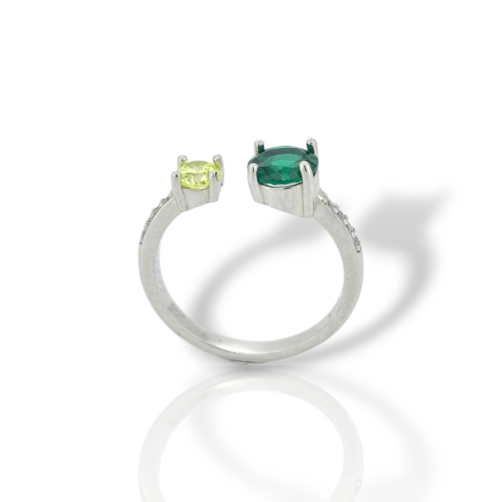 Anello in argento 925° rodiato (code FCM2755)
