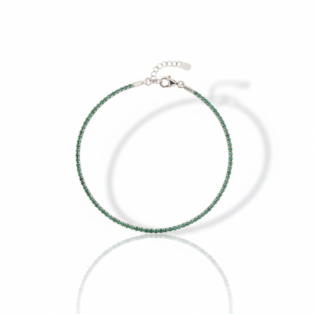 Platinum plated silver 925° bracelet(code H002858)