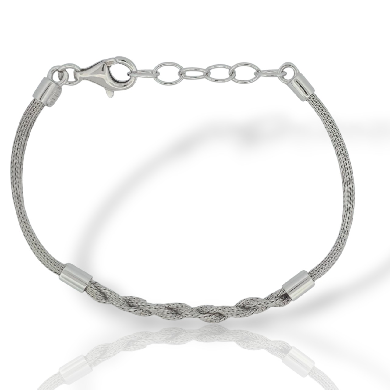 Βραχιόλι απο επιπλατινωμένο ασήμι 925 ( code SVX2201676 ) 