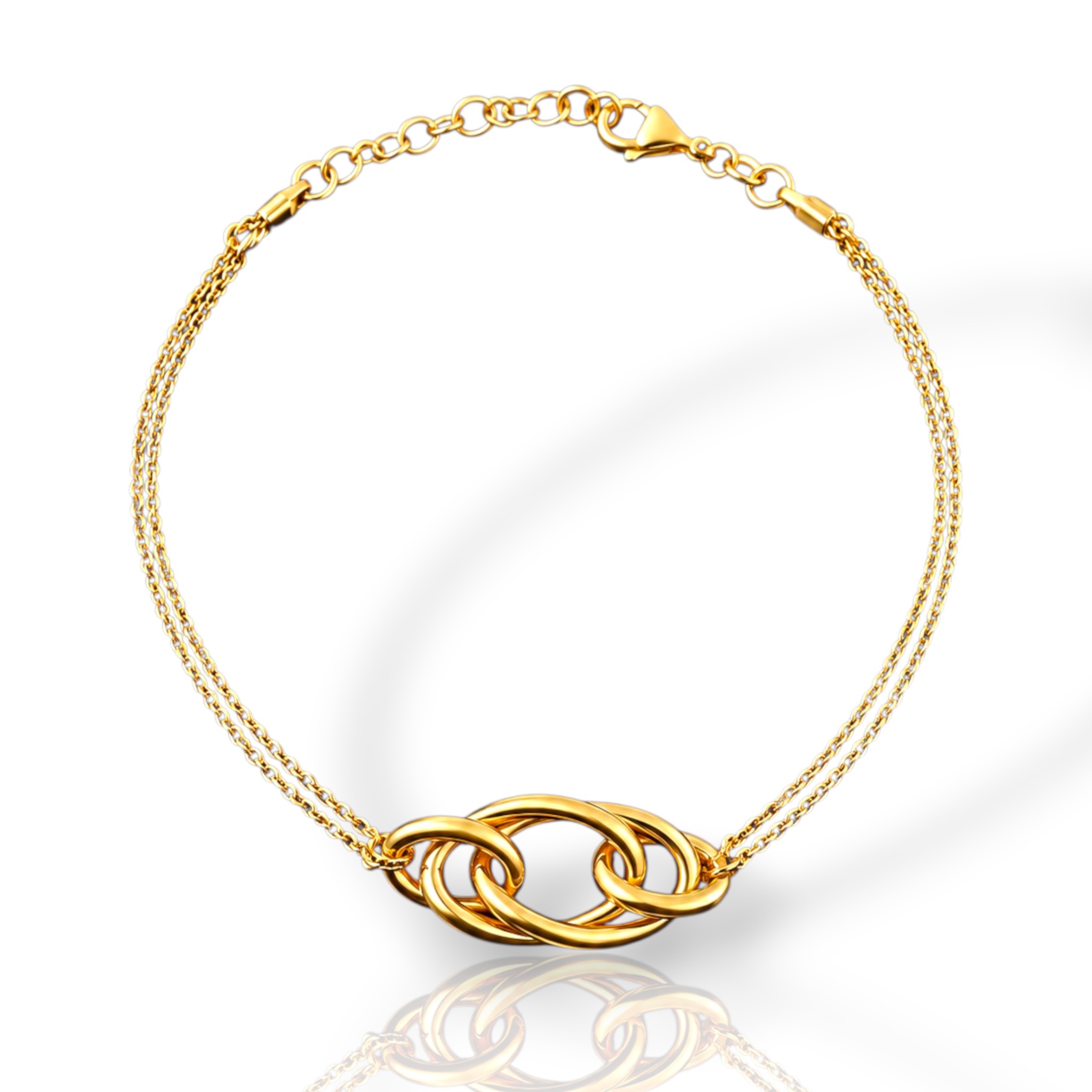 Gold plated silver 925º brangle (code SVX2600596)