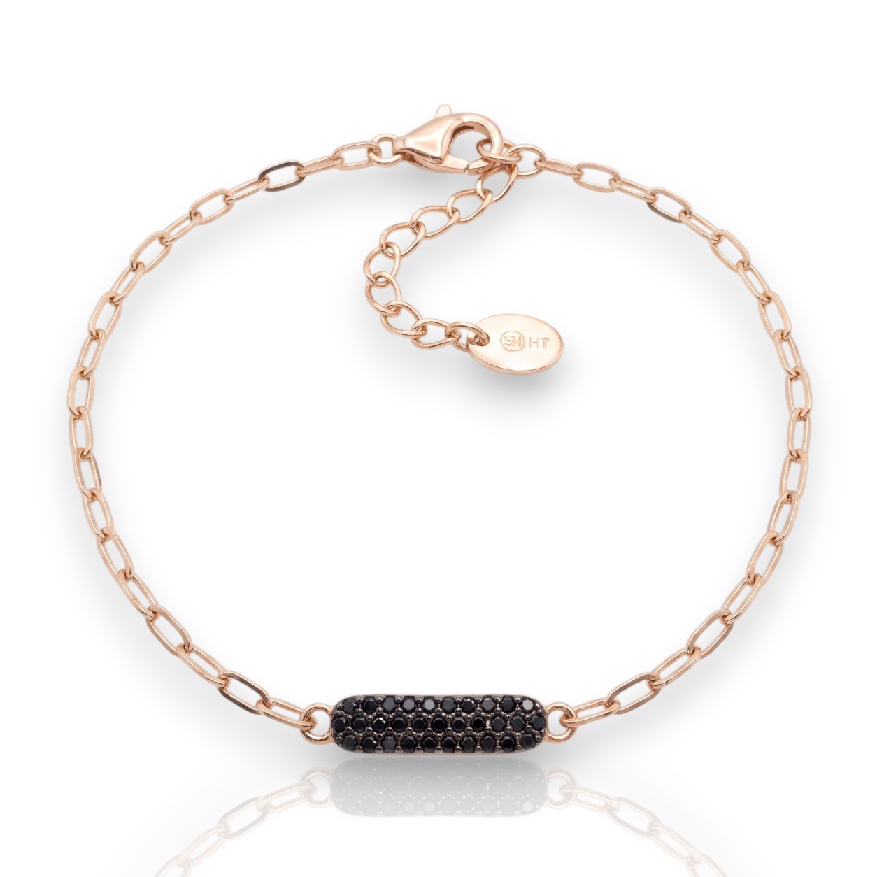 Bracciale in argento 925º dorato  (code FC004926)