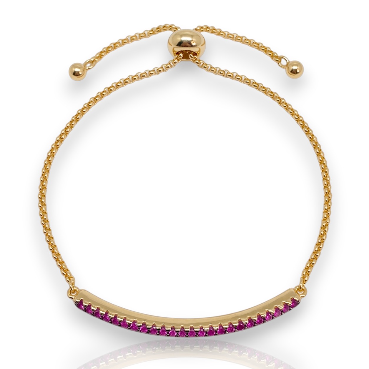 Bracciale in argento 925º dorato (code FC005991)