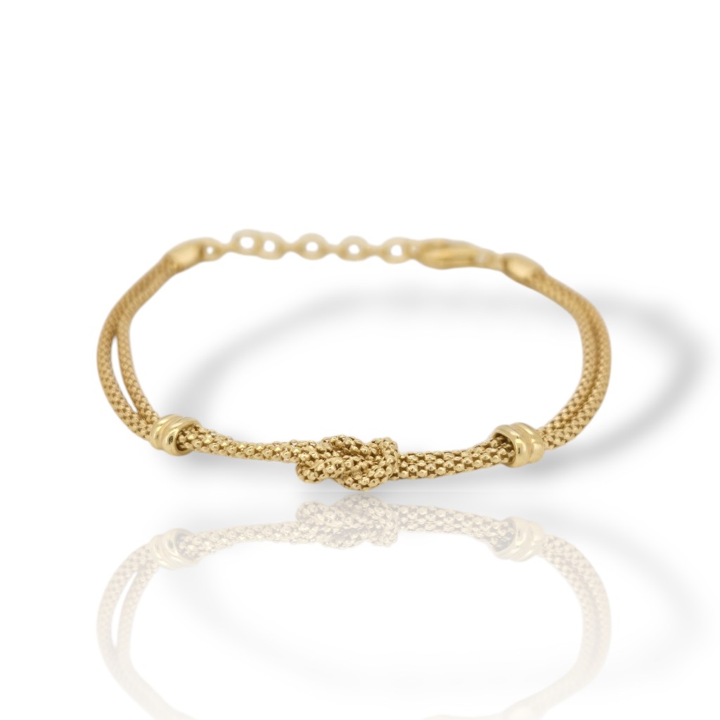 Βραχιόλι απο επιχρυσωμένο ασήμι 925 ( code SHK905116BR ) 