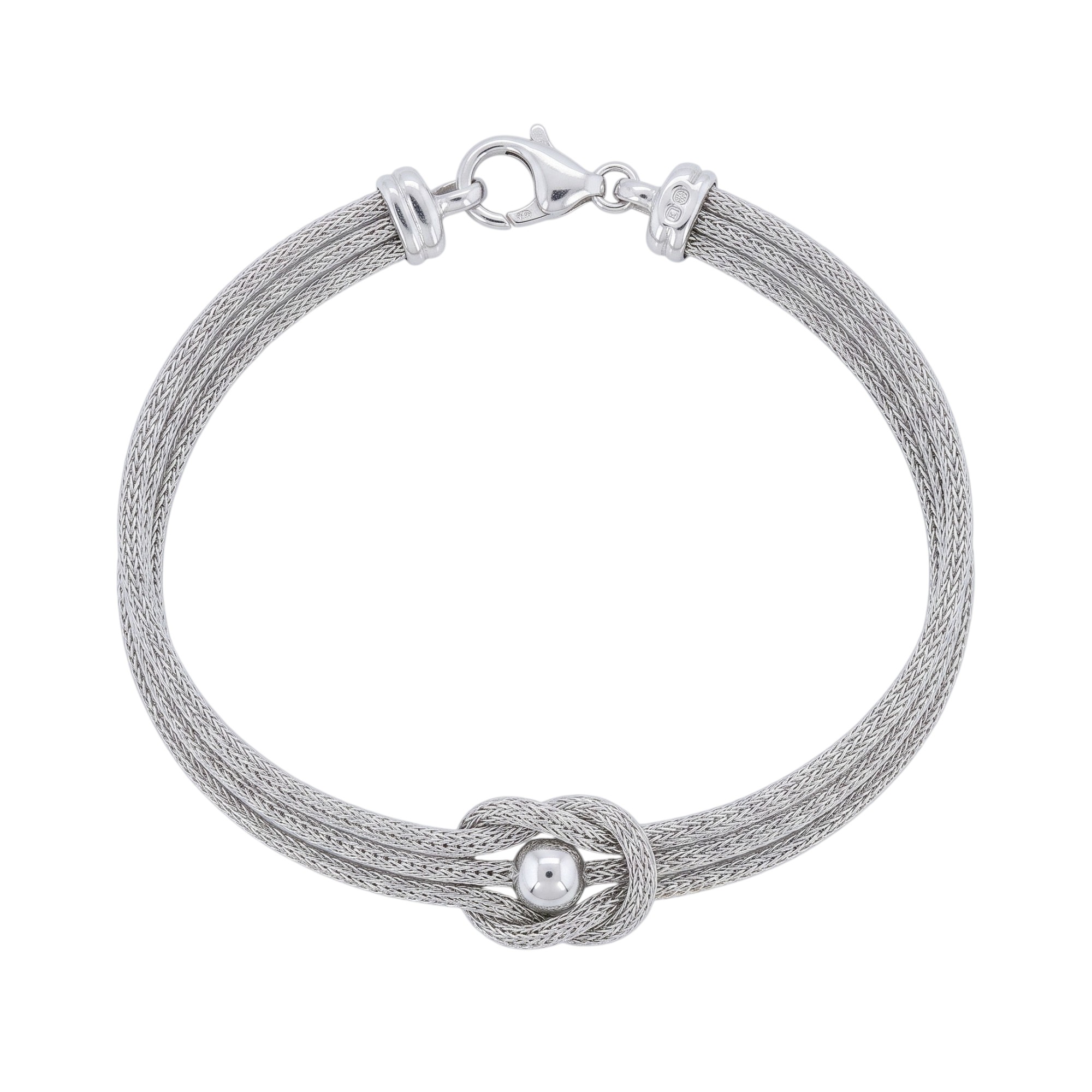 Platinum plated silver 925º brangle (code SVX1403945)