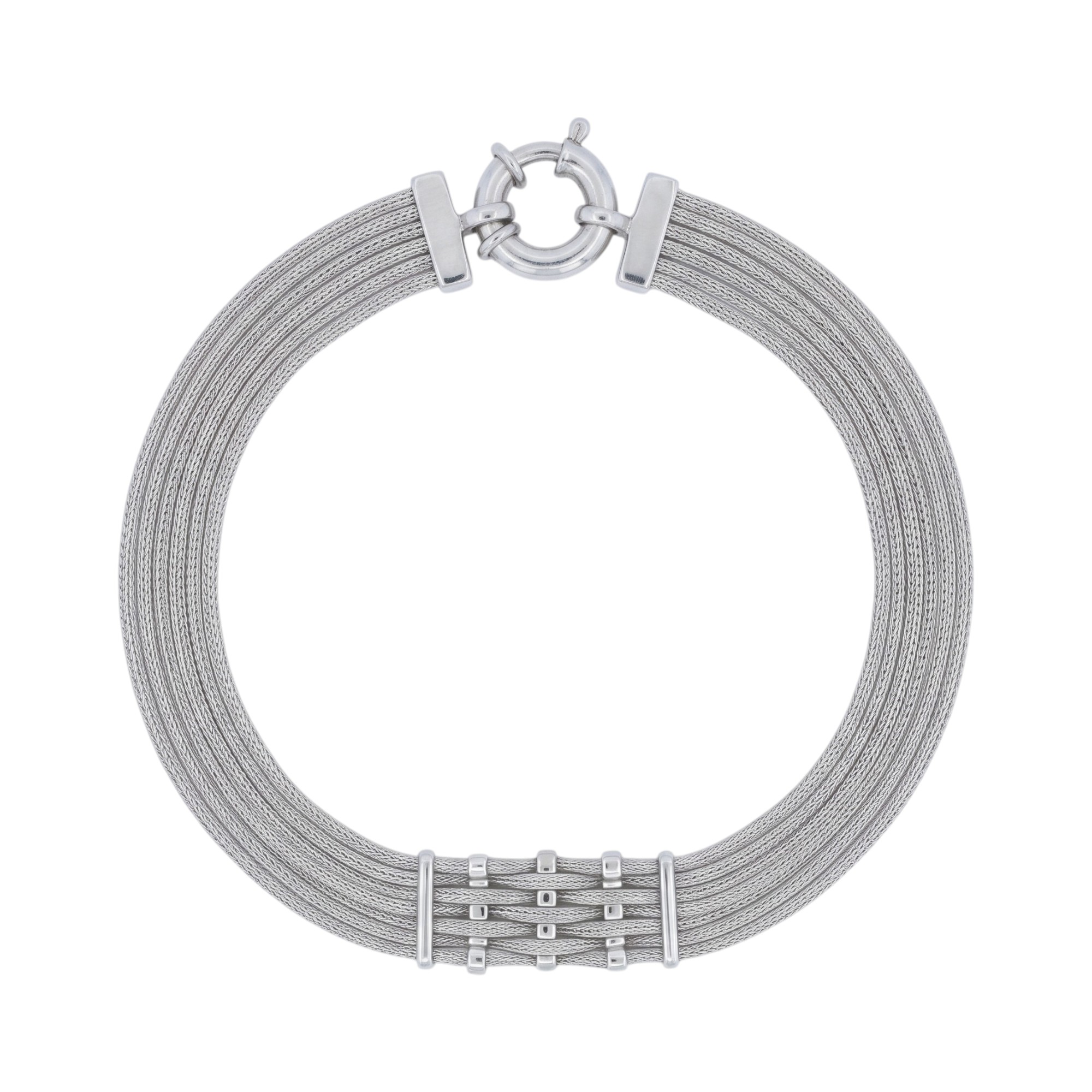 Platinum plated silver 925º brangle (code SVX1503019)