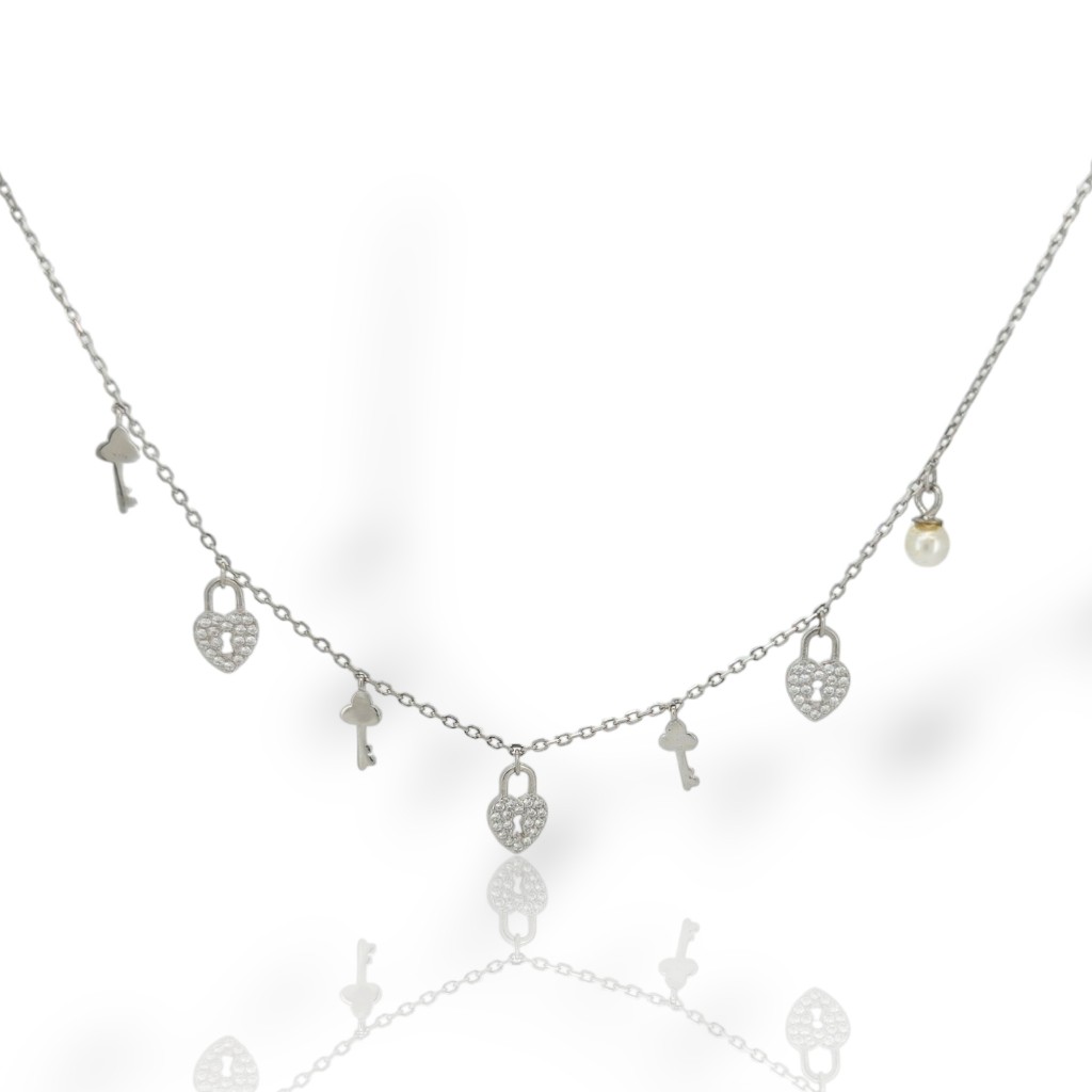 Girocollo in argento 925° rodiato   (code FC003961)