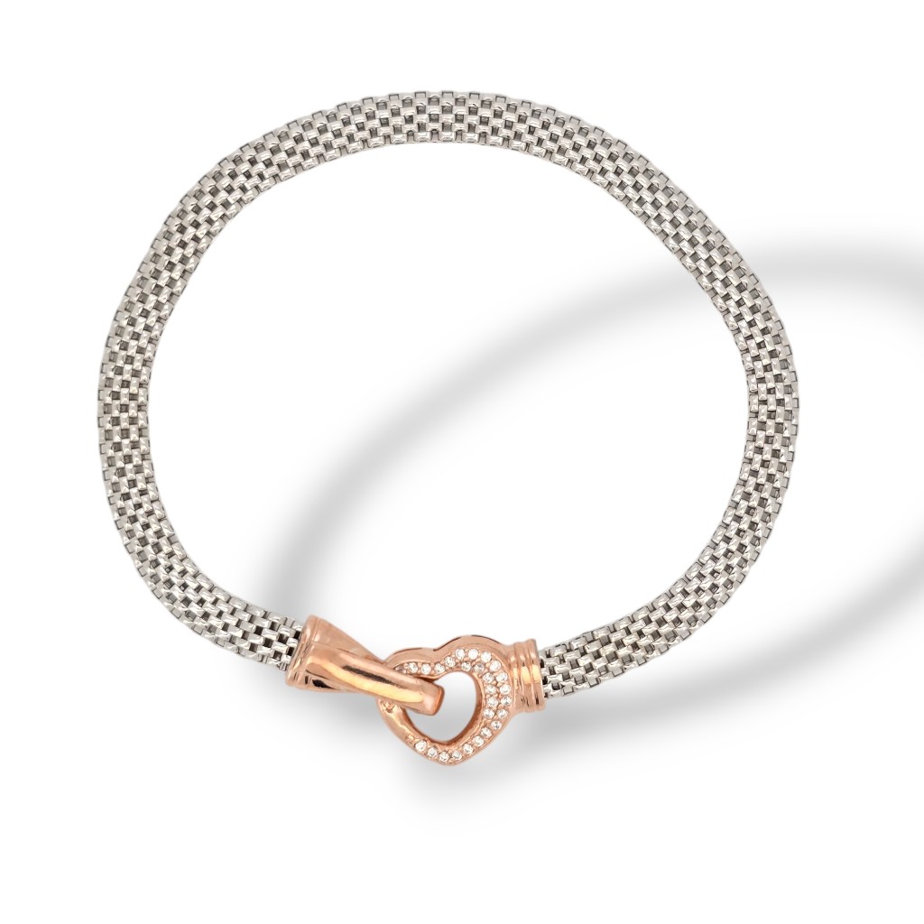 Platinum plated silver 925º brangle (code SVX1702927)