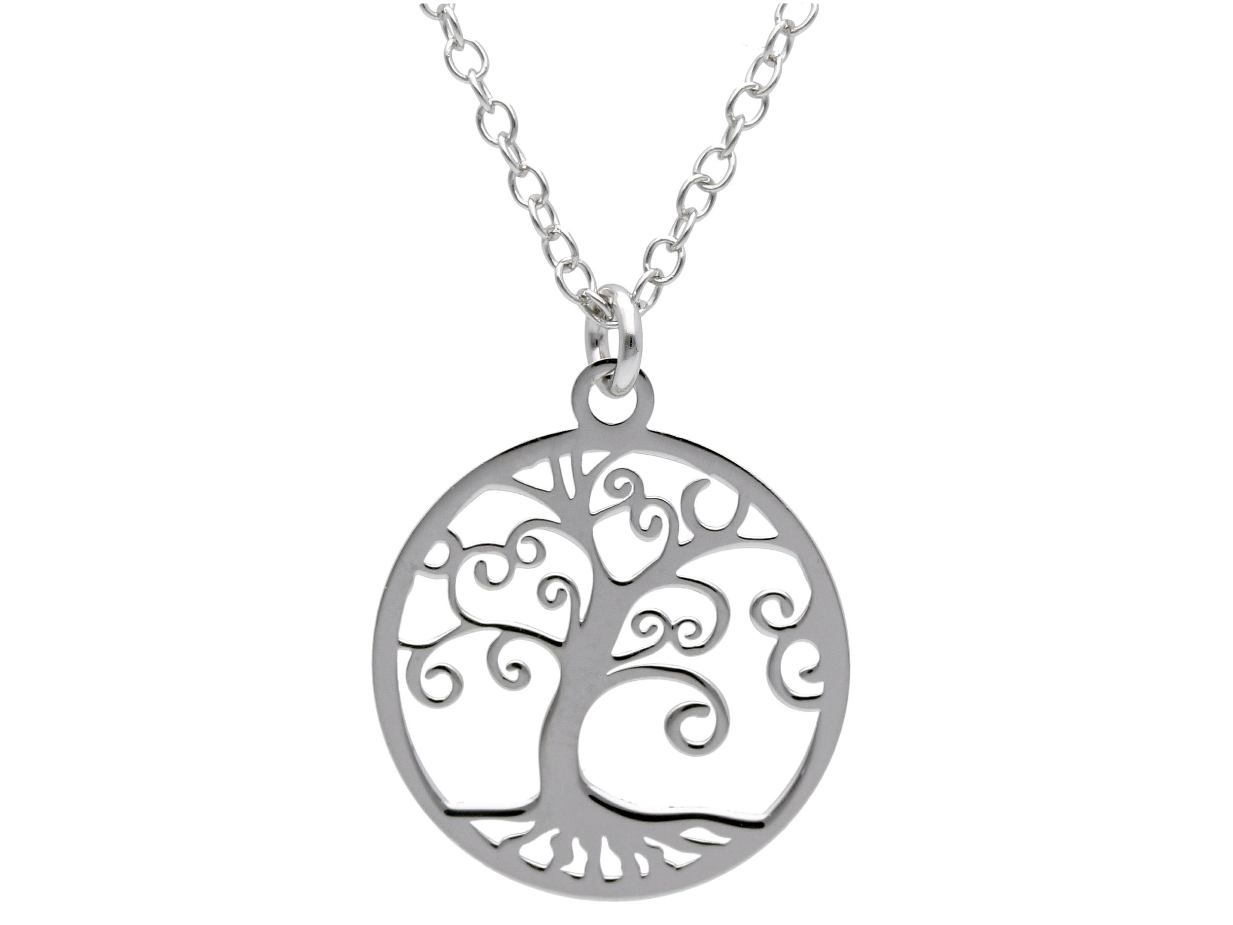 Girocollo Albero della vita in argento 925° rodiato (code  S223908)