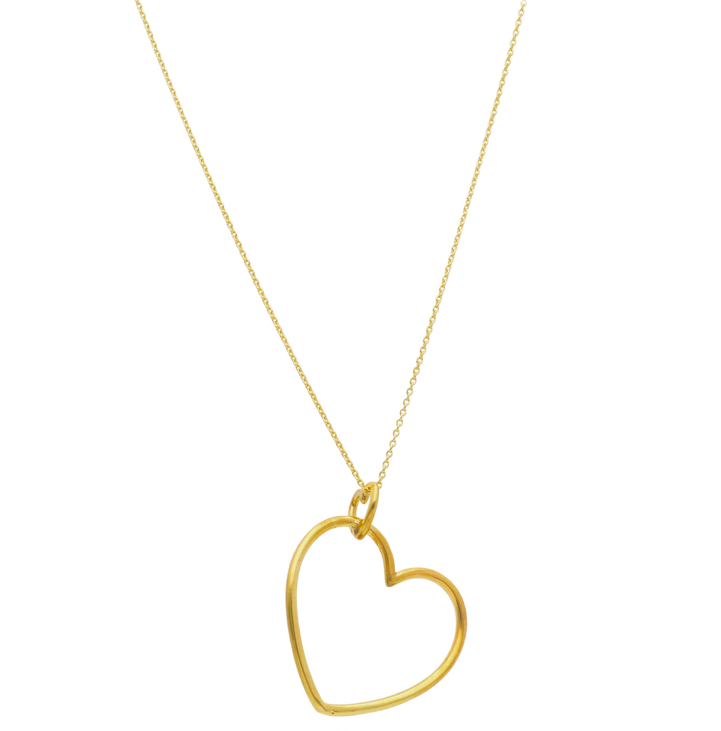 Girocollo Cuore in argento 925° dorato (code S269555)