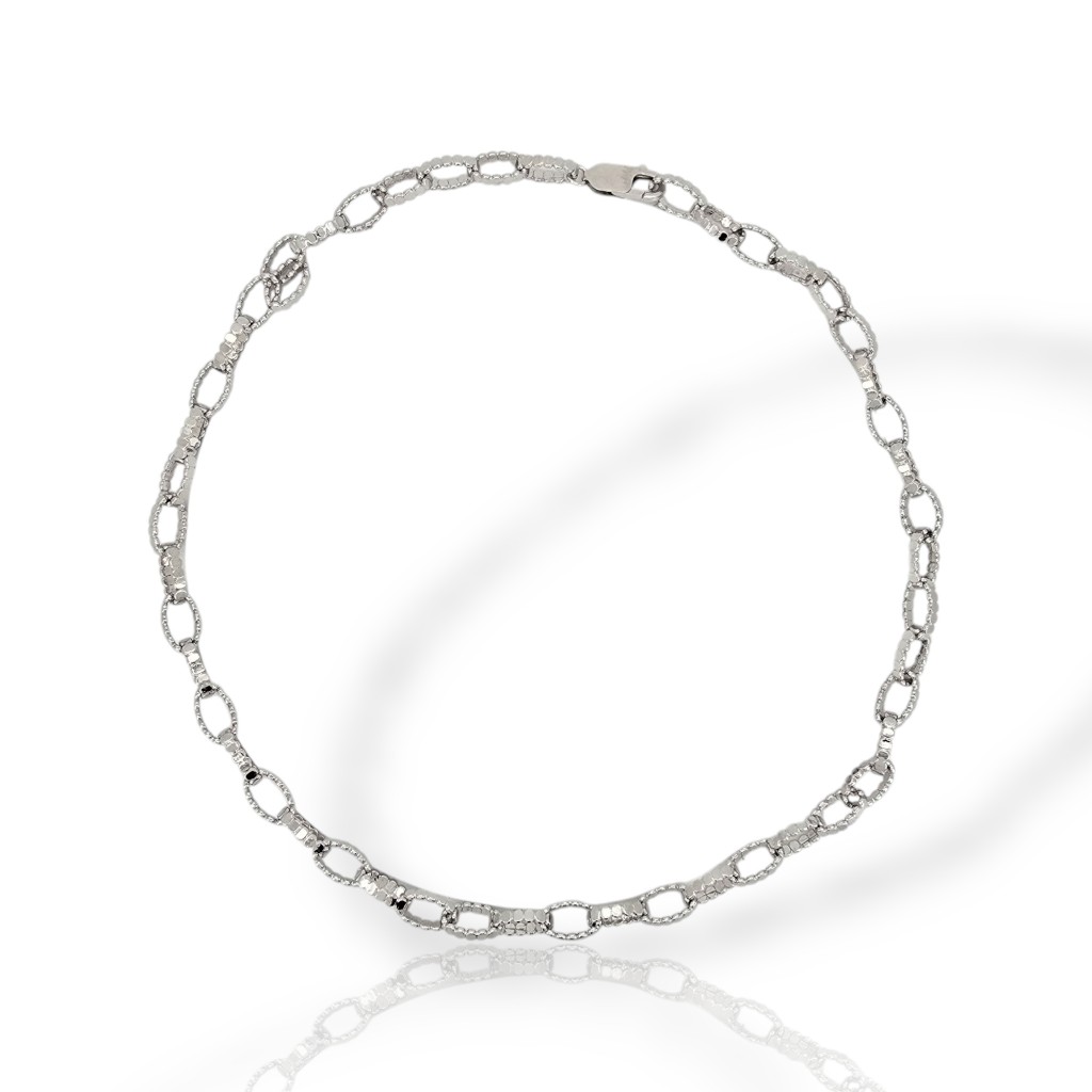 Platinum plated silver 925° necklace (code FC007989)