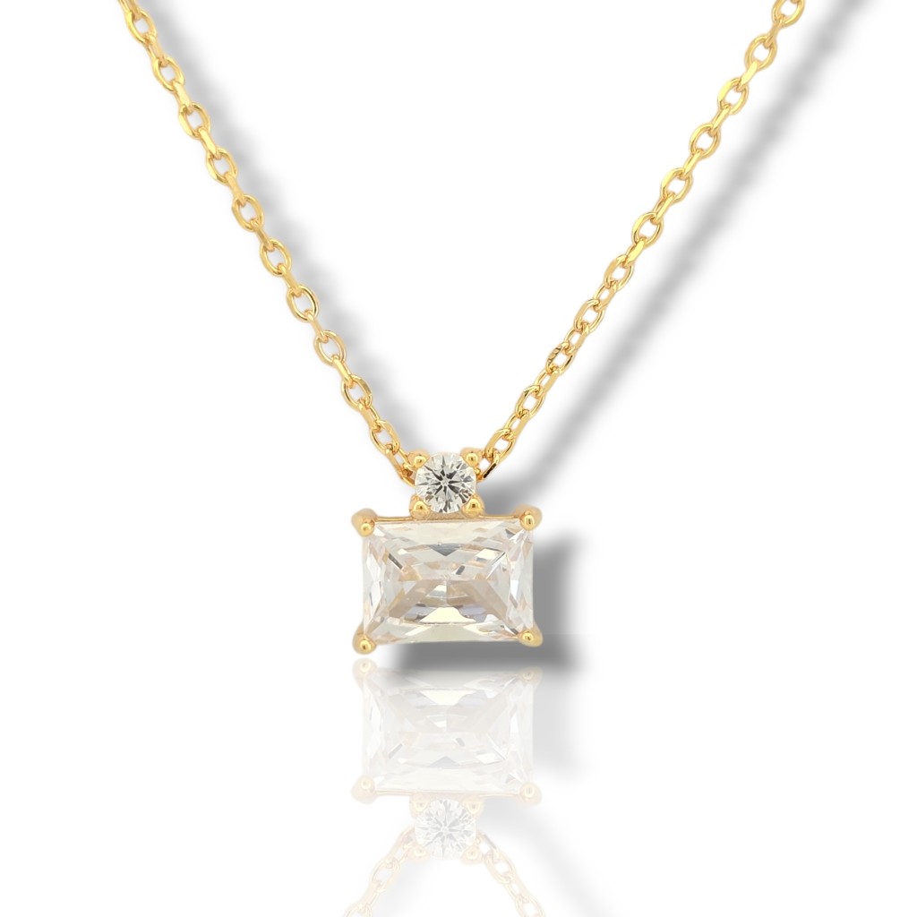 collana in argento placcato oro 925° (code FC008956)