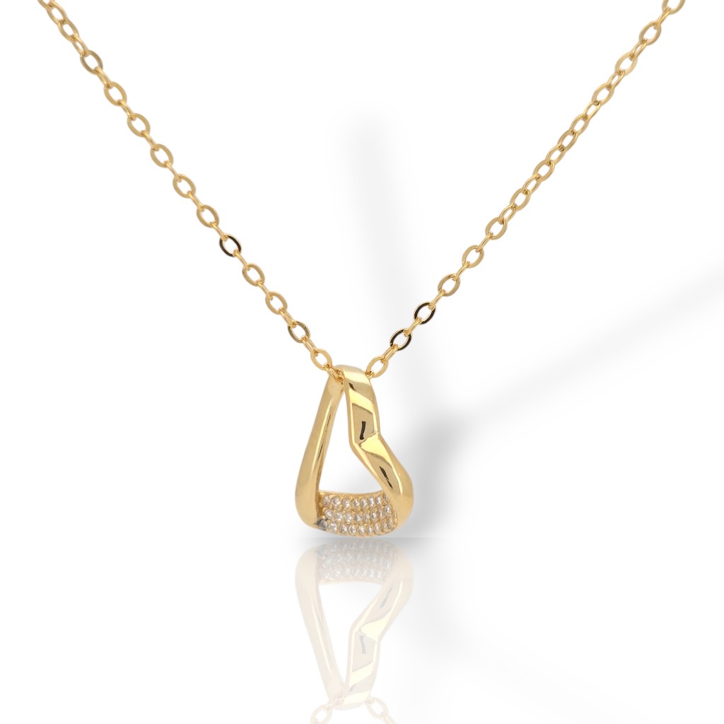 Girocollo Cuore in argento 925° dorato (code FC010729)