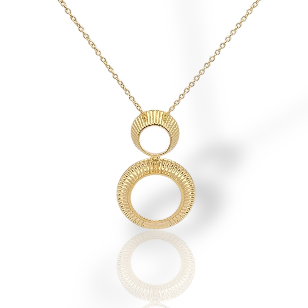 Gold plated silver 925º necklace (code FC011724)