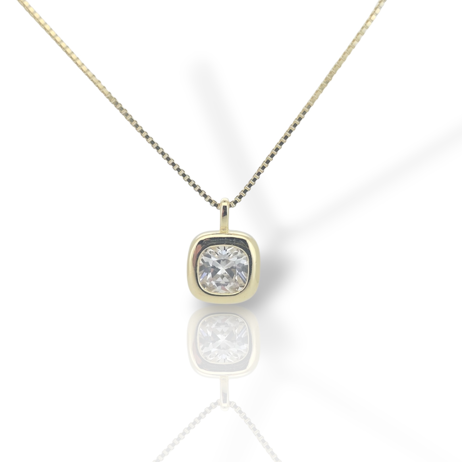 Κολιέ απο ροζ επιχρυσωμένο ασήμι 925° (code GEM25139)