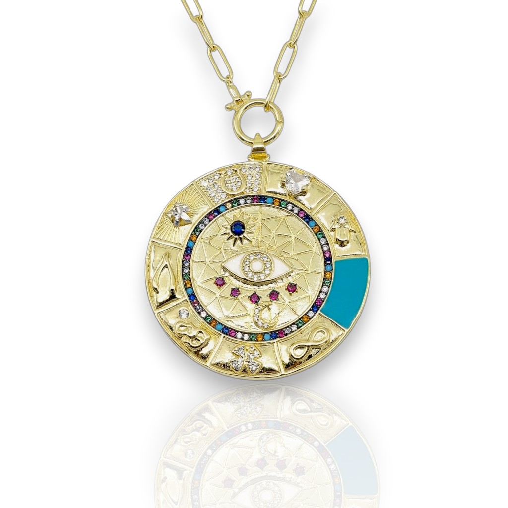Girocollo in argento 925° dorato (code NZC107221)