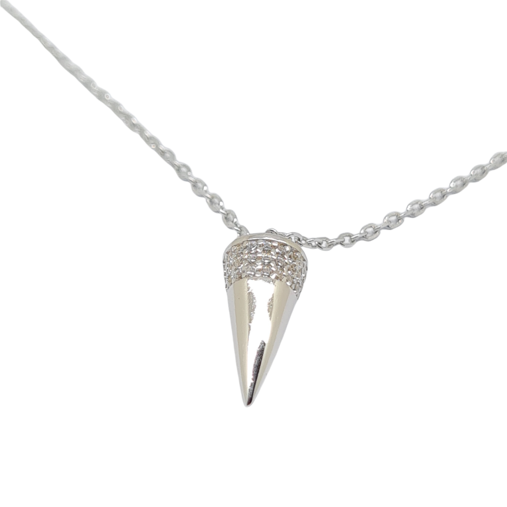 Platinum plated silver 925° necklace  (code FC004214)