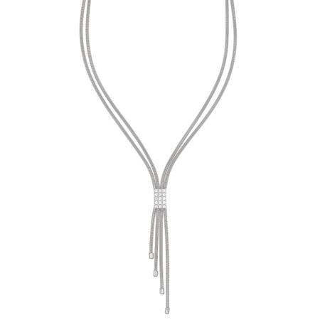 Platinum plated silver 925º necklace (code SVX2400099)
