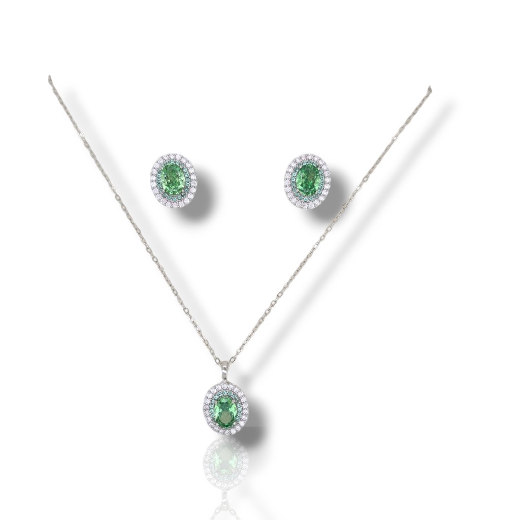 Silver jewelry set M2827