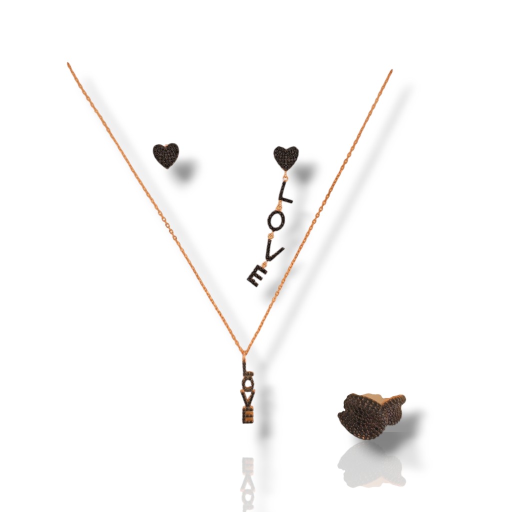 Silver jewelry set M2820