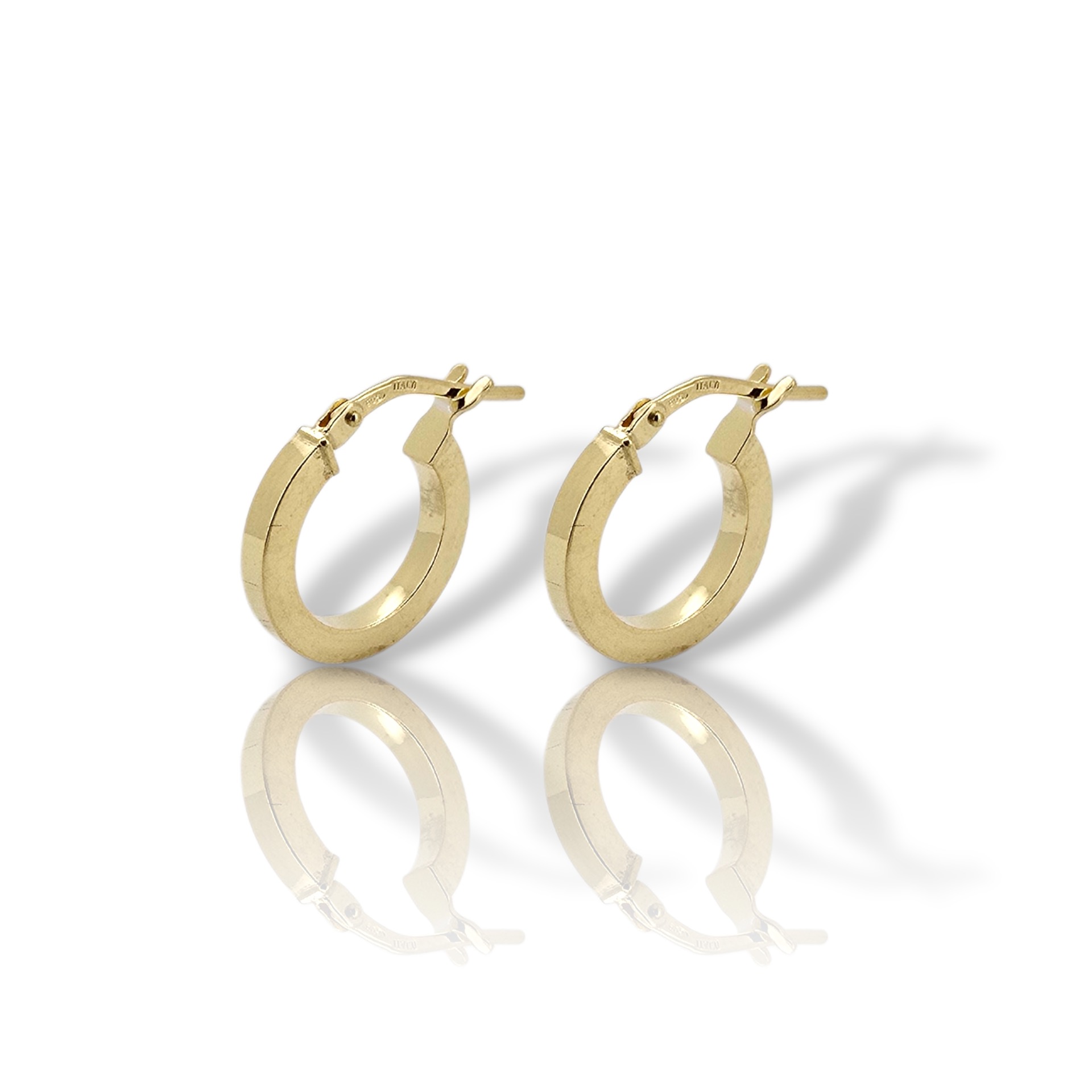 Σκουλαρίκια κρικος απο επιχρυσωμένο ασήμι 925° (code SHK00010)