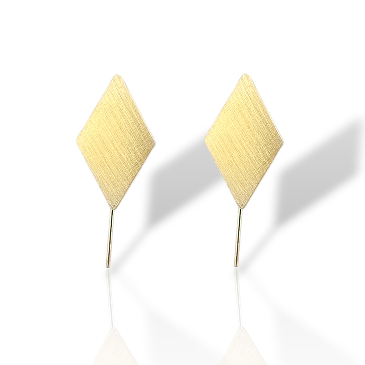 Σκουλαρίκια κρεμαστά απο επιχρυσωμένο ασήμι 925° (code SHK0018443)