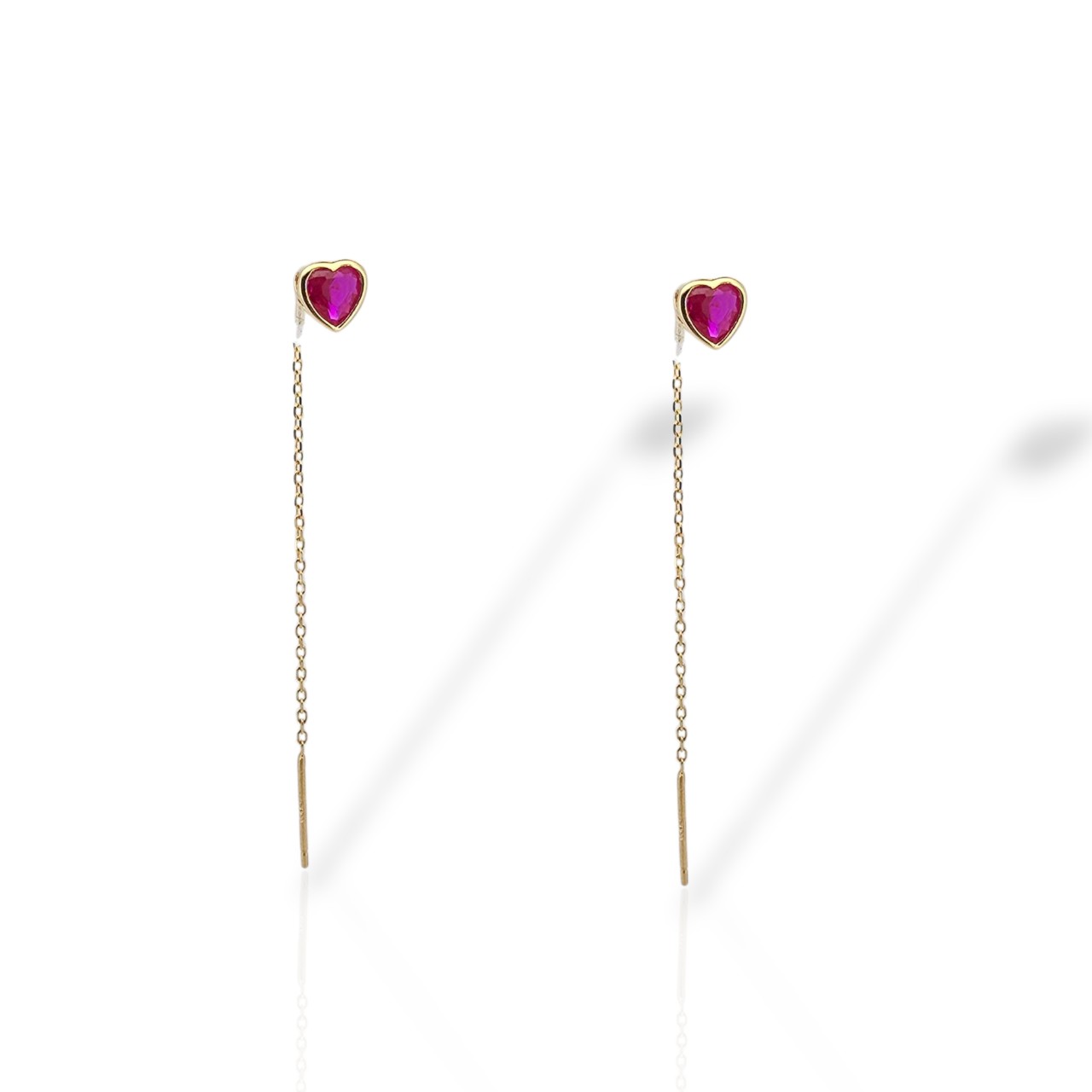 Σκουλαρίκια απο επιχρυσωμένο ασήμι 925° (code FCΜ002823)