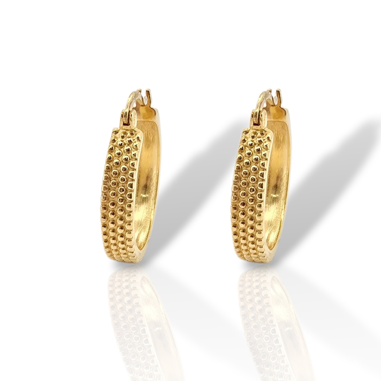 Σκουλαρίκια κρικάκι απο επιχρυσωμένο ασήμι 925° (code FC007200)