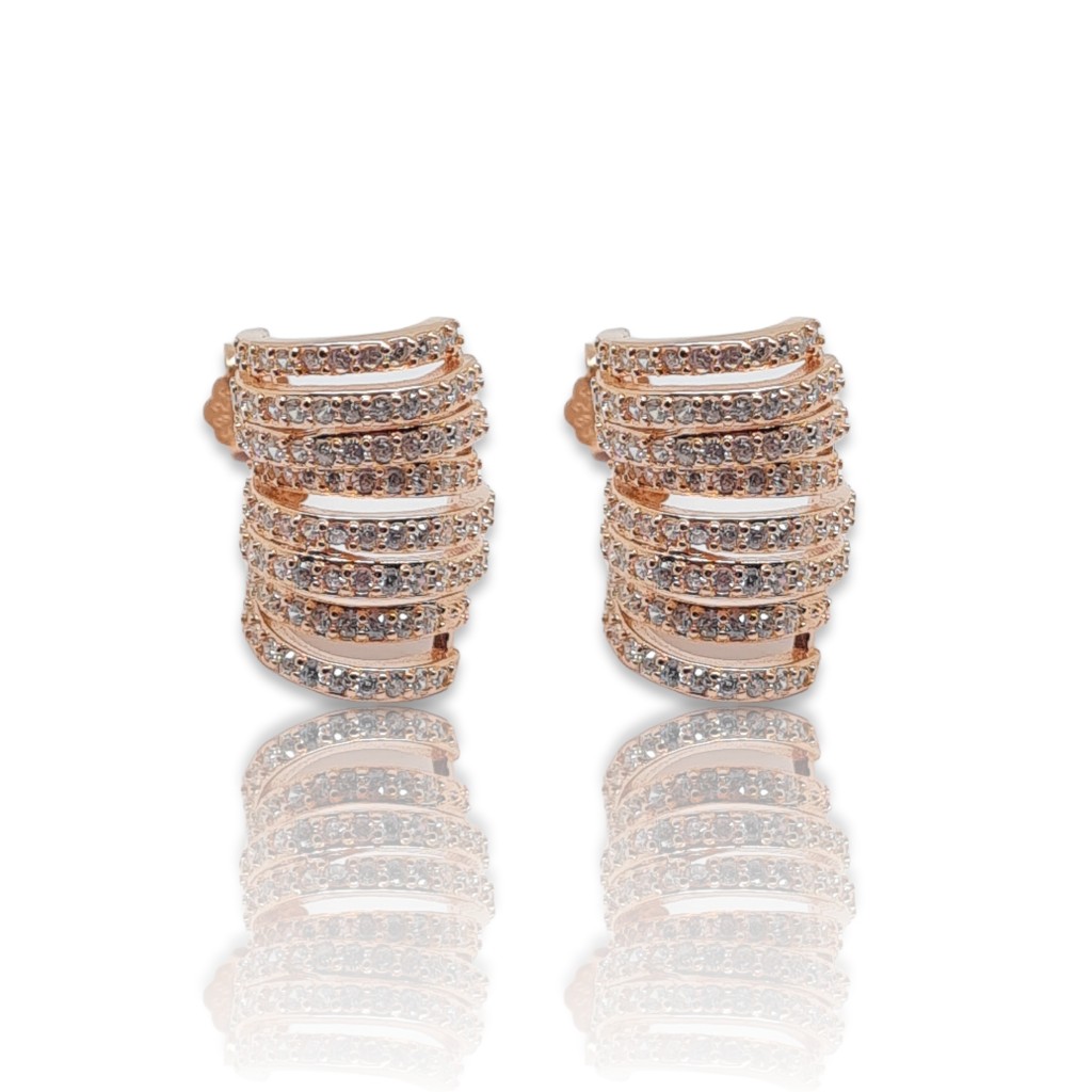 Orecchini in argento 925° dorato  (code FC008414)